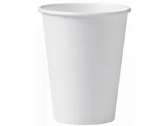 Beker uit karton 250ml diameter 90mm wit 1000 stuks