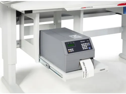 printerhouder,v. paktafel,HxBxD 506x500x535mm,staal