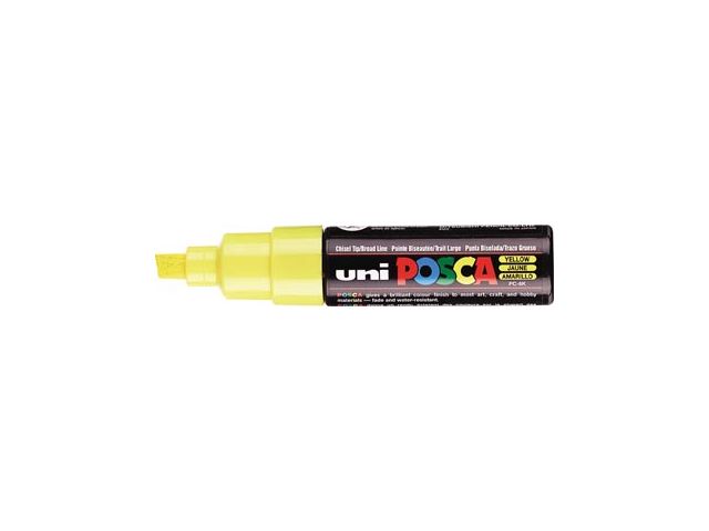uni-ball Paint Marker op waterbasis Posca PC-8K geel | ViltstiftenShop.nl