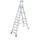 Verrijdbare Boktrap Aluminium L 3 71M 12Treden