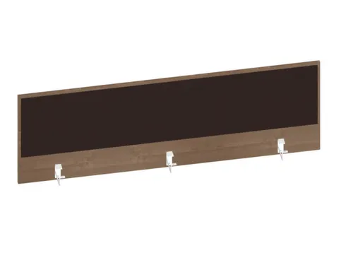 baliepaneel,v. bureau,aanbouw achter,B 1600mm,NT-cherry,BN2036-bruin