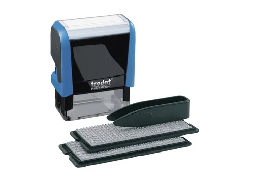 Tekststempel Trodat Printy 4912 Typomatic letterset en pincet