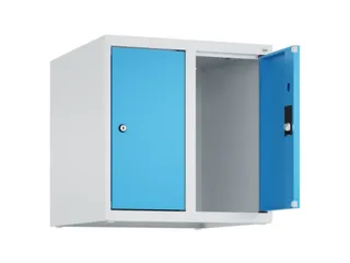 opzetkast,v. locker,2vak.,vak B 250mm,HxBxD 500x500x500mm,vleugeldeur - 2