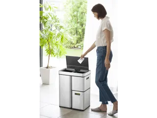 Afvalbak EKO Mirage Plus sensor 30 liter en 2x15 liter RVS - 6