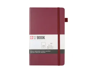 Notitieboek Sakura large 130x210mm lijn hard cover moerbei - 1