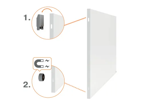 Magnetisch Whiteboard Nobo Infinity randloos 90x120cm