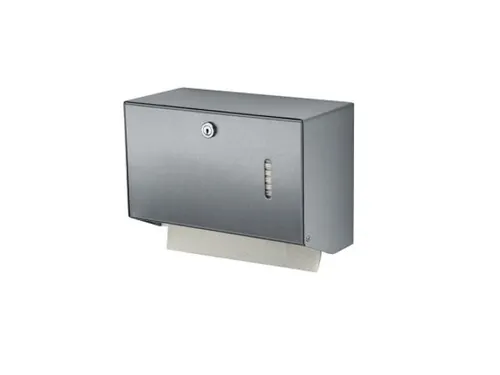 OUTLET Handdoekdispenser Rvs Klein C-vouw Z-vouw