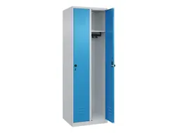 locker,HxBxD 1850x600x500mm,2vak,vak B 300mm,draaigrendel