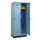 locker,HxBxD 1950x800x500mm,2vak,vak B 400mm,draaigrendel,sokkel