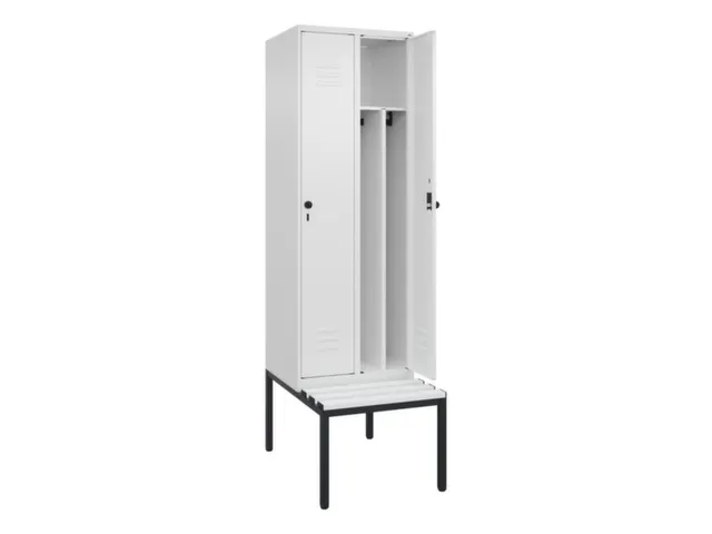 locker voor scheiding van kleding,HxBxD 2120x600x815mm,2vak