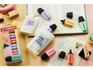 Markeerstift STABILO BOSS mini pastel assorti 6 stuks - 7