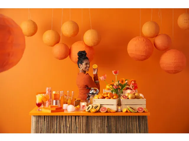 Serviette 40x40cm Pli 1/4 2 épaisseurs Orange Boîte 10x 125 pièces