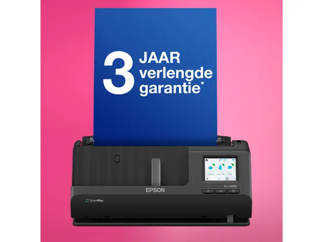 ES-C380W compacte A4-documentscanner met Wi-Fi-connectiviteit en U-tra