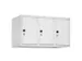 opzetkast,v. locker,3vak.,vak B 300mm,HxBxD 500x900x500mm,vleugeldeur