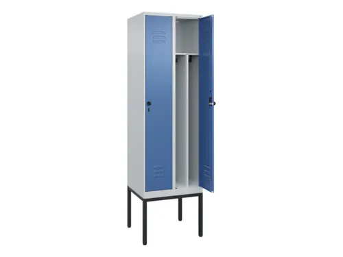 locker voor scheiding van kleding,HxBxD 2120x600x500mm,2vak
