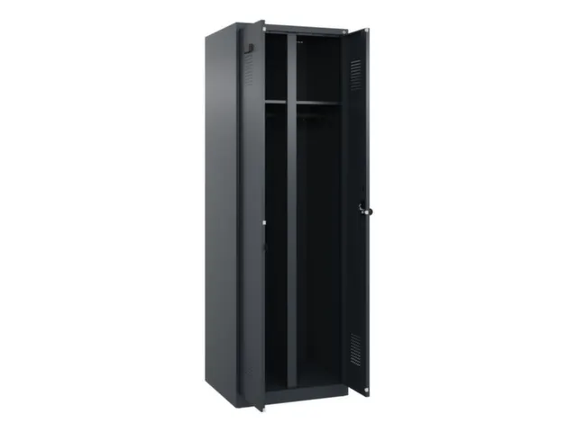 locker voor scheiding van kleding,HxBxD 1850x600x500mm,2vak