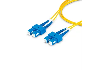 3 Meter SC naar SC (UPC) OS2 Single Mode Duplex Glasvezel Kabel - 1