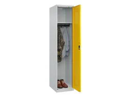locker,HxBxD 1850x400x500mm,1vak,vak B 400mm,cil.-slot,staand op vloer