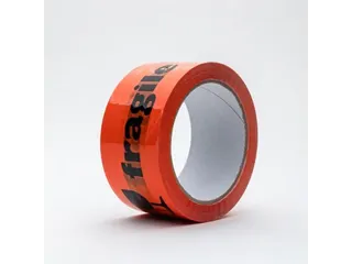 verpakkingstape PP: fragile 48 mm x 66 m oranje - 1
