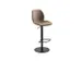 tabouret de bar,assise H 525-775mm,assise tissu sable chiné