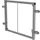 Afzetpalen,v. bordestrap,HxB 640x530mm