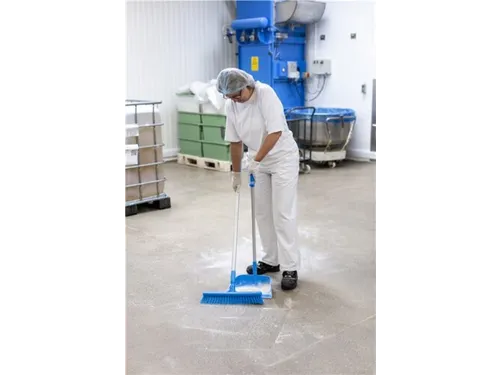 Vikan Hygiene 31783 zachte bezem blauw 410mm