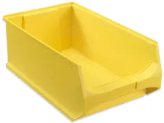 Zichtbak Hxbxd 200x300x500mm Pp Met Draaggreep Geel