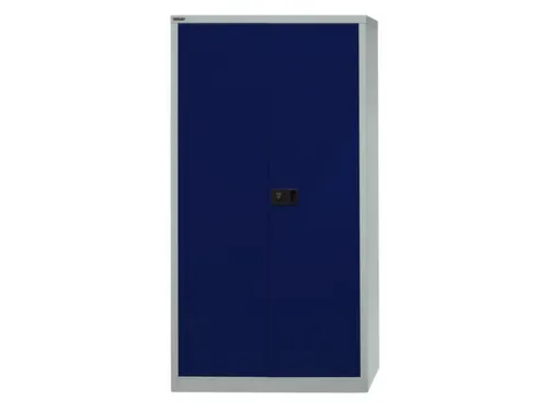 kantoorkast openslaande deuren HxBxD 1806x914x400mm Stalen Grijs Blauw