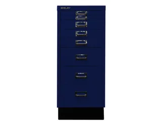 kantoor-ladekast HxBxD 670x279x380mm 8 laden romp oxfordblauw staal - 2