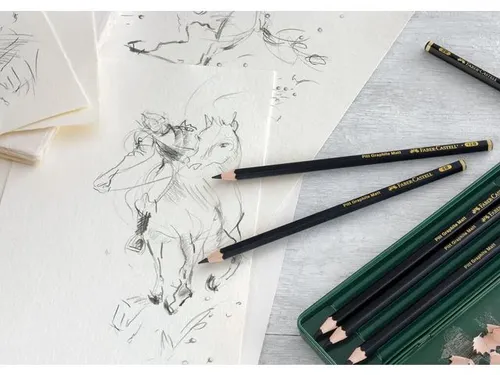 Grafietpotlood Faber-Castell Pitt Mat 4B