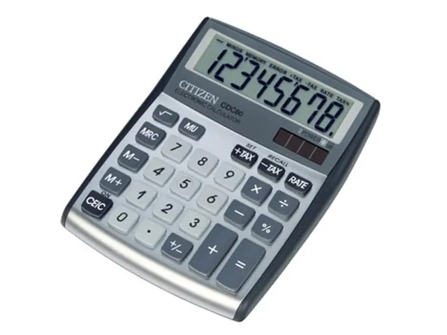 Citizen Bureaurekenmachine CDC-80 Allrounder Zilver