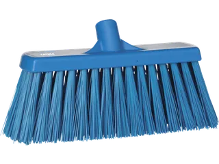 Hygiene 2915-3 Bezem Blauw 30cm harde vezels - 1