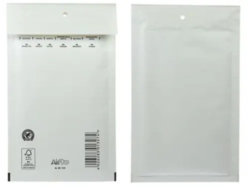 Luchtkussenenvelop 120x215 Mm Met Stripsluiting Wit