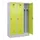locker voor scheiding van kleding,HxBxD 1950x1200x500mm,3vak