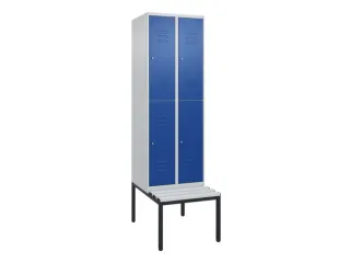 Dubbeldekse dekenkist,HxBxD 2120x600x815mm,2x2vak.,vak B 300mm - 1