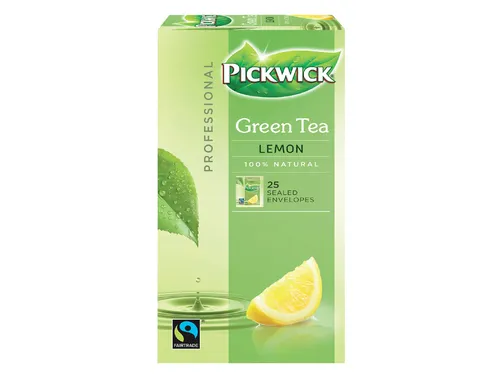Groene Thee Pickwick Fair Trade green lemon 25x1.5gr