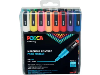 paintmarker PC-3M 16 stuks in geassorteerde kleuren - 1