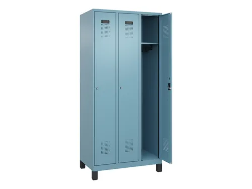 locker,HxBxD 1950x900x500mm,3vak,vak B 300mm,cil.-slot,voeten