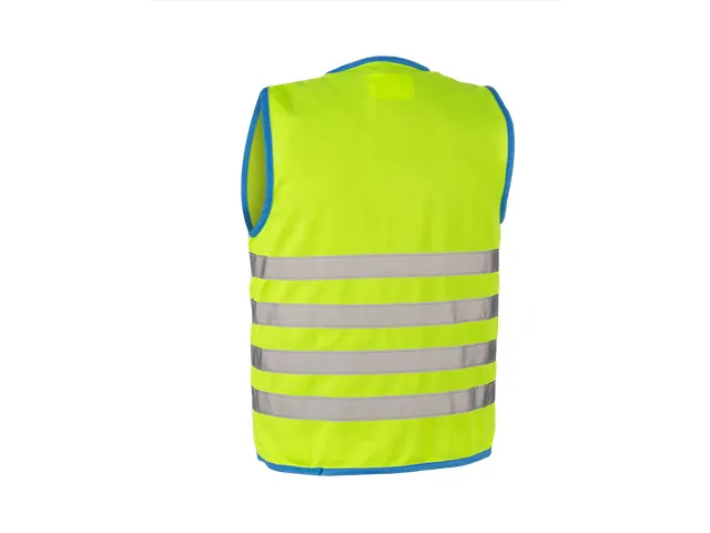 Fun Jacket Reflecterend Fluohesje Kind Groen Large