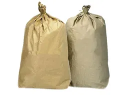 Papieren Afvalzak 120 Liter 75g/m 70x95cm Bruin