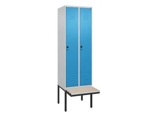 locker voor scheiding van kleding,HxBxD 2120x600x815mm,2vak - 1