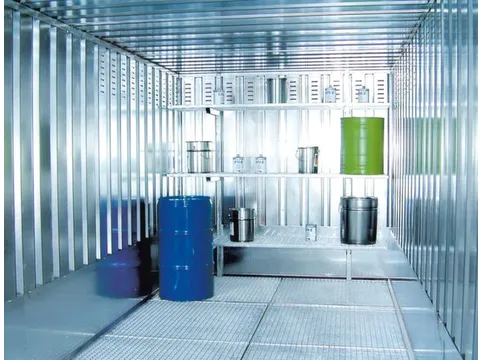 roosterstelling,v. container voor gevaarlijke stoffen,BxD 800x500mm