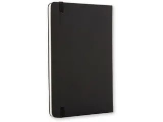 Notitieboek Moleskine large 130x210mm blanco hard cover zwart - 10