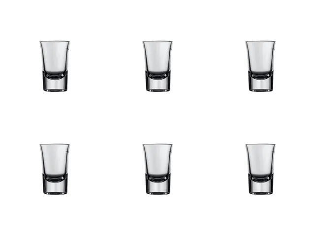 Mammoet Budgetline Borrelglas Bostonshot 3,5cl, doos 6 stuks