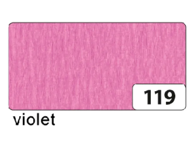 Papier crépon Folia 250x50cm 10 feuilles n° 119 rose