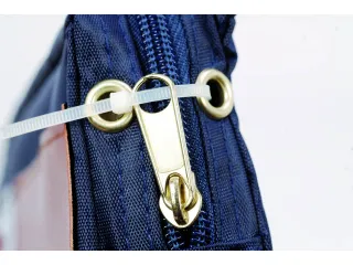 POCSOU professionele posttas blauw nylon 42 x 32 cm met extra vak - 6