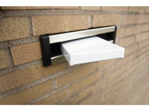 Brievenbusdoos Raadhuis A5+ 255x165x28mm wit 650grs duplex