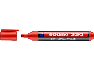 Viltstift edding 330 schuin 1.5-5mm rood - 2