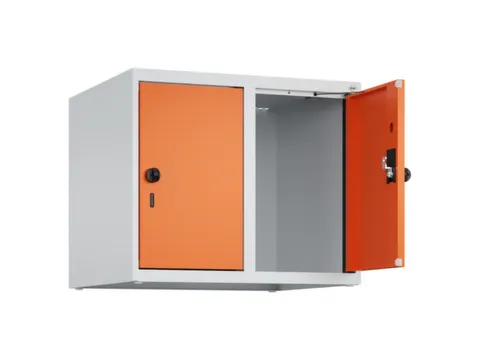opzetkast,v. locker,2vak.,vak B 300mm,HxBxD 500x600x500mm,draaigrendel