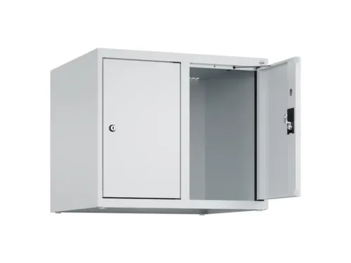 opzetkast,v. locker,2vak.,vak B 300mm,HxBxD 500x600x500mm,cilinderslot